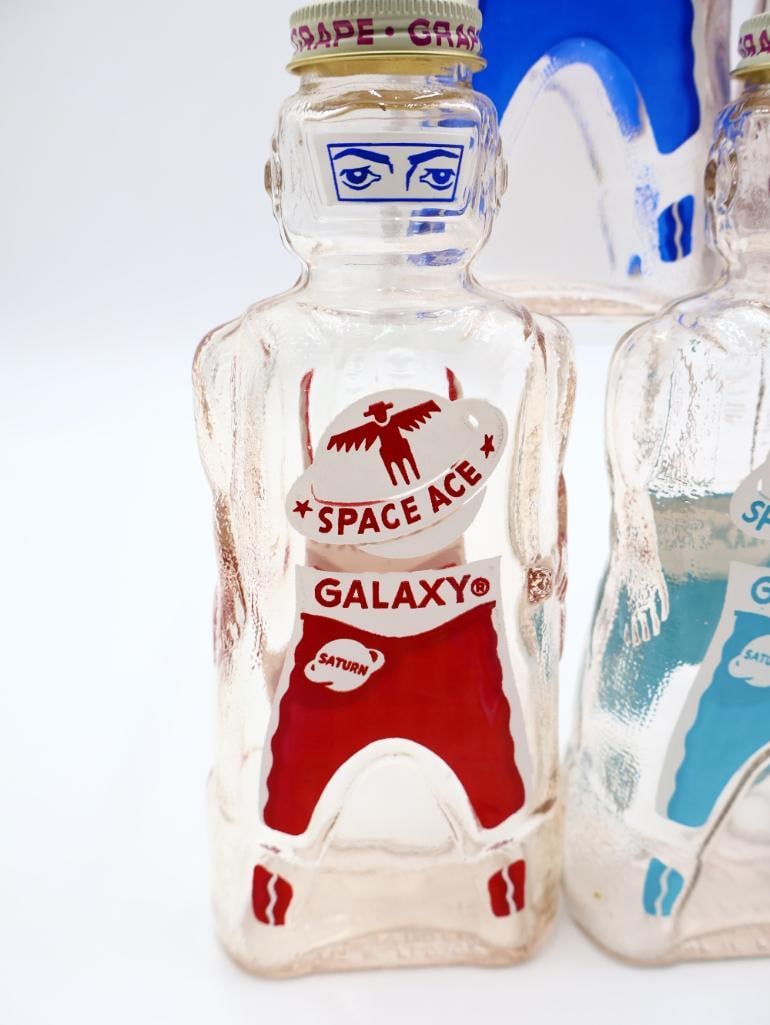 1950s Galaxy Spaceman Syrup Bottle Banks - 17