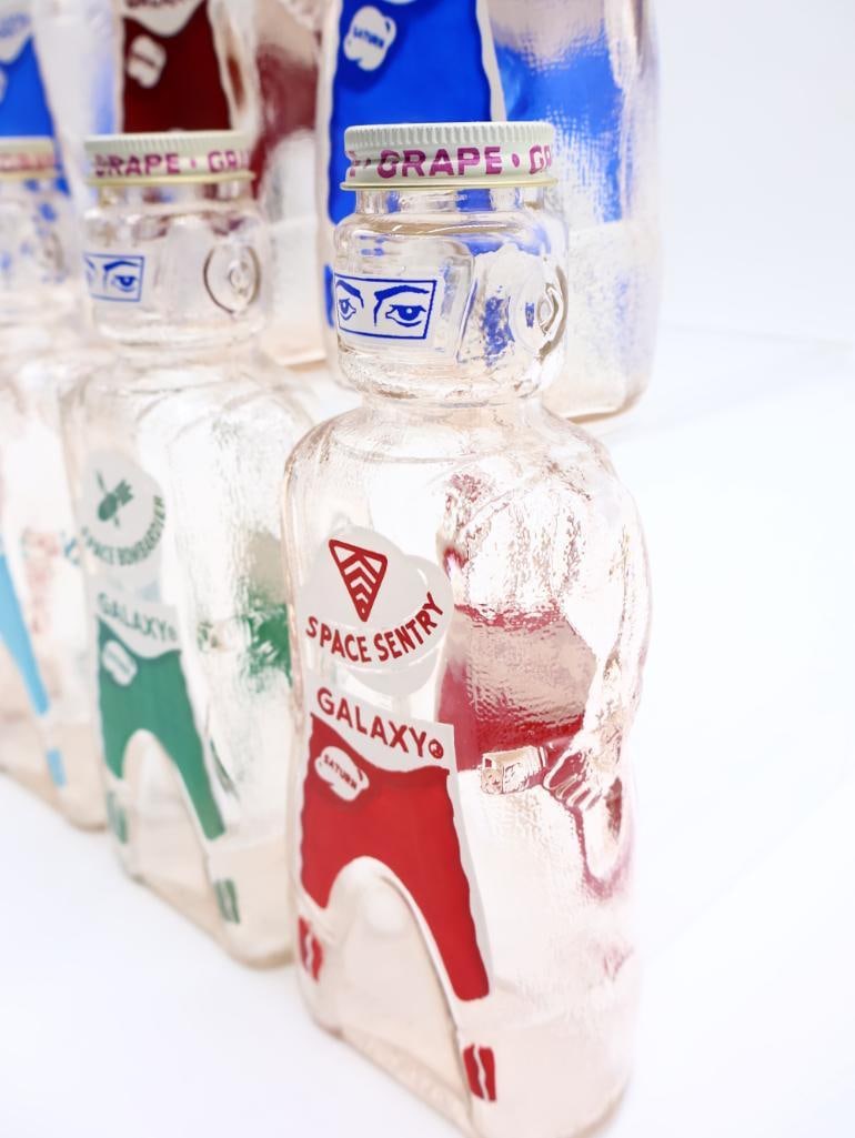 1950s Galaxy Spaceman Syrup Bottle Banks - 5
