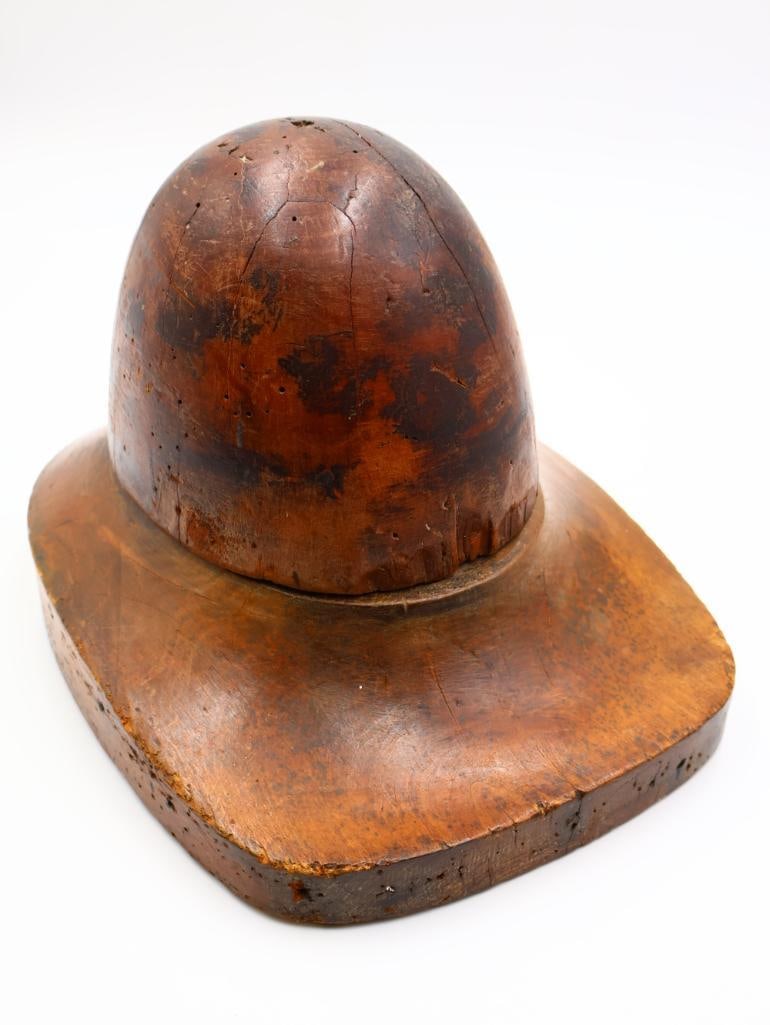 Antique Wooden Hat Block - 10
