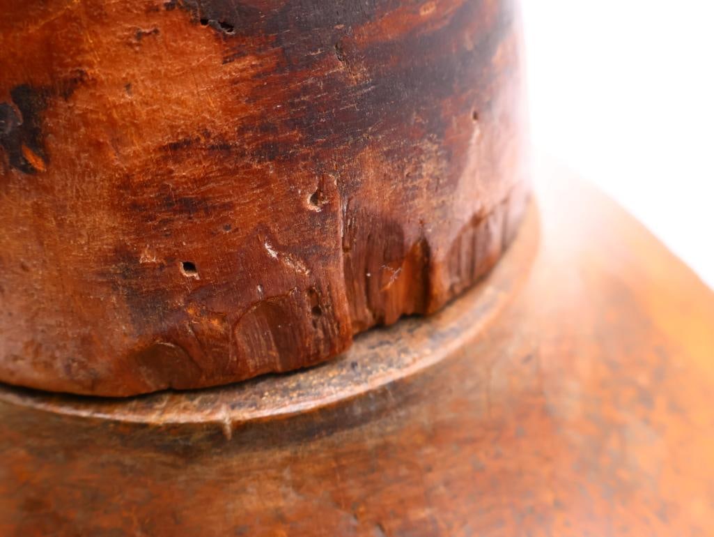 Antique Wooden Hat Block - 11