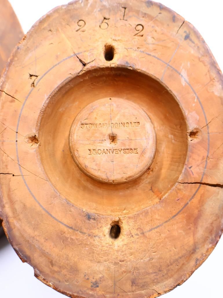 Antique Wooden Hat Block - 14