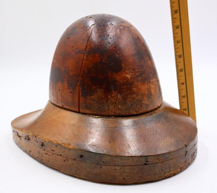 Antique Wooden Hat Block - 2