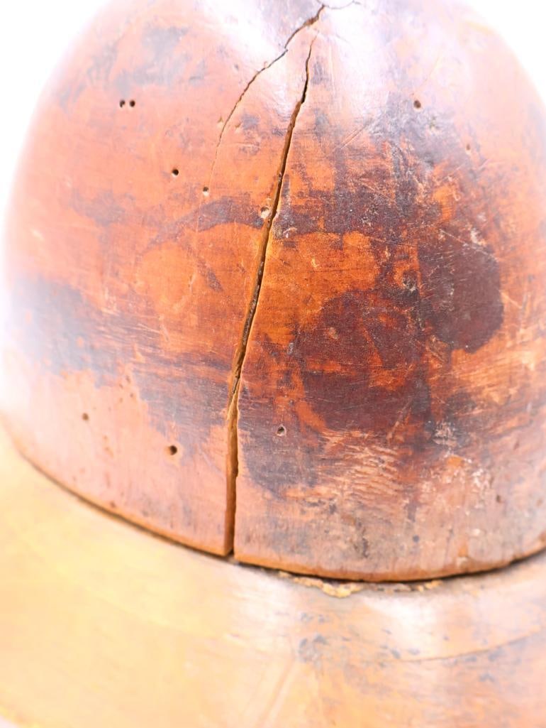 Antique Wooden Hat Block - 4