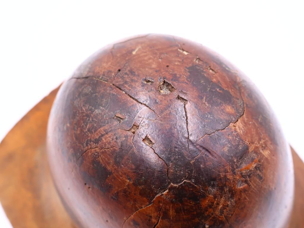 Antique Wooden Hat Block - 5