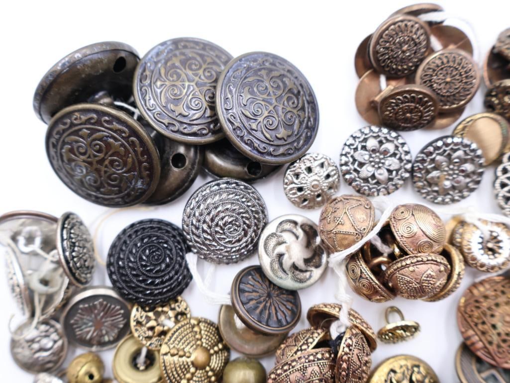 Collection of Vintage Metal Buttons - 5