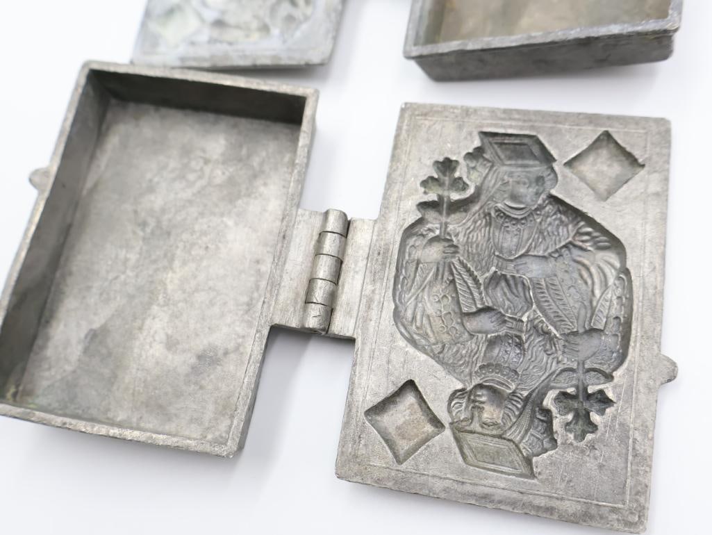 Pair of Vintage Card Ice Cream Molds - 3