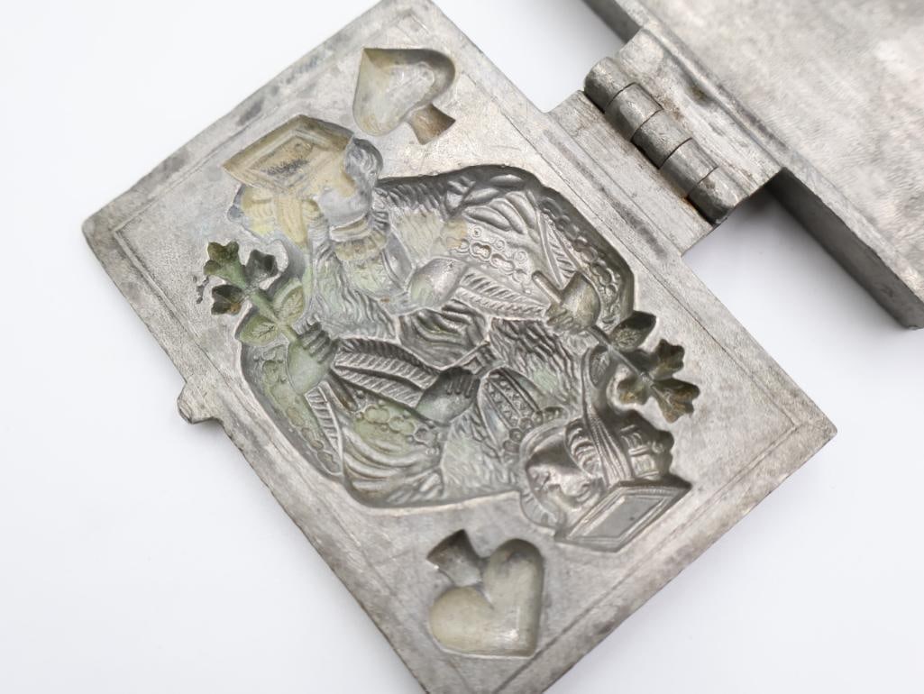 Pair of Vintage Card Ice Cream Molds - 7