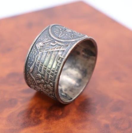Two Historically Styled Sterling Rings - 2