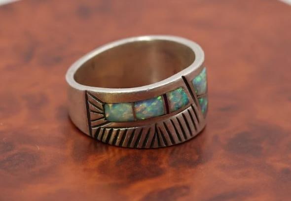 Native American Sterling Silver Ring - 3