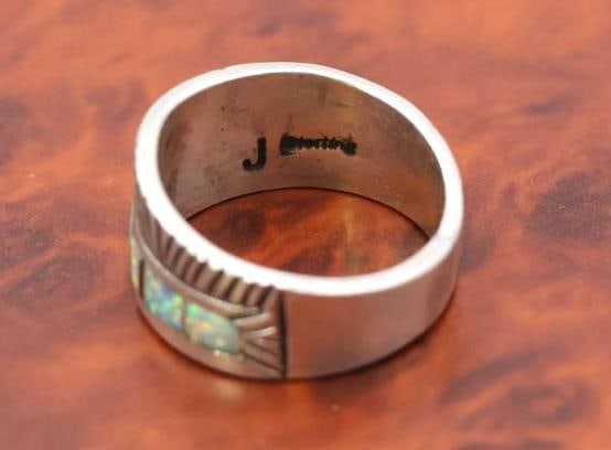Native American Sterling Silver Ring - 4