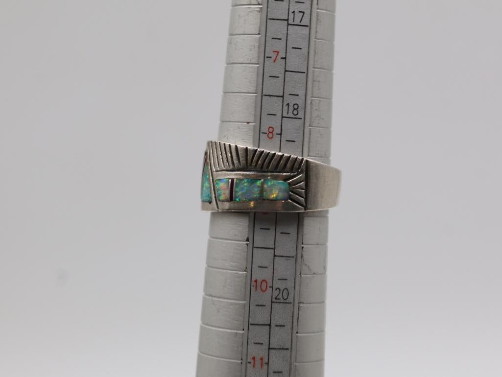 Native American Sterling Silver Ring - 5