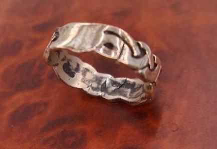 Two Sterling Silver Knot Rings - 7