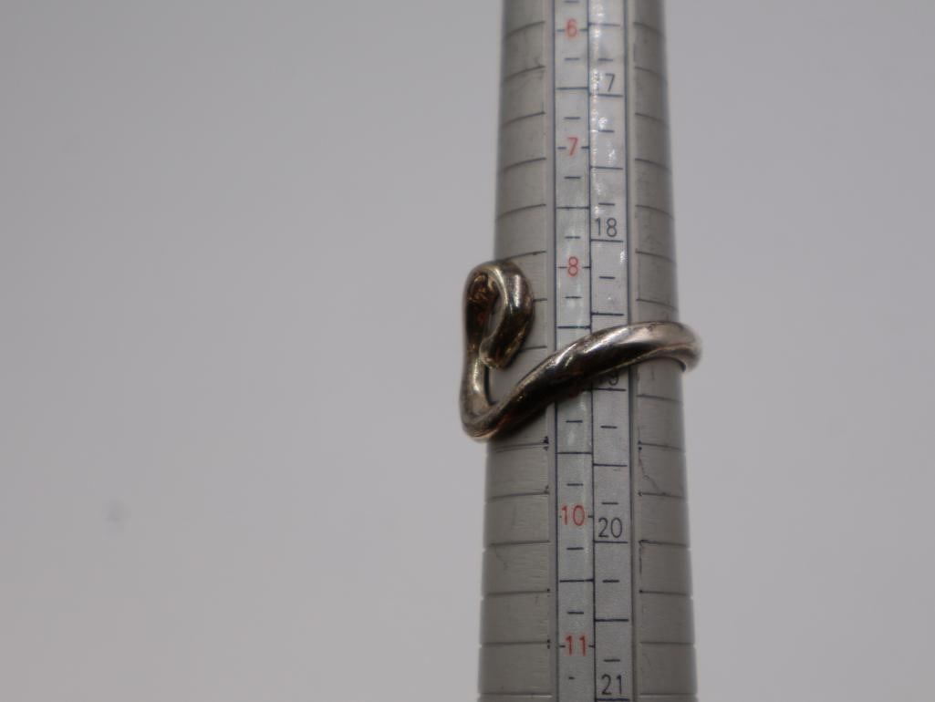 Two Sterling Silver Natural Rings - 10