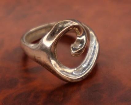 Two Sterling Silver Natural Rings - 6