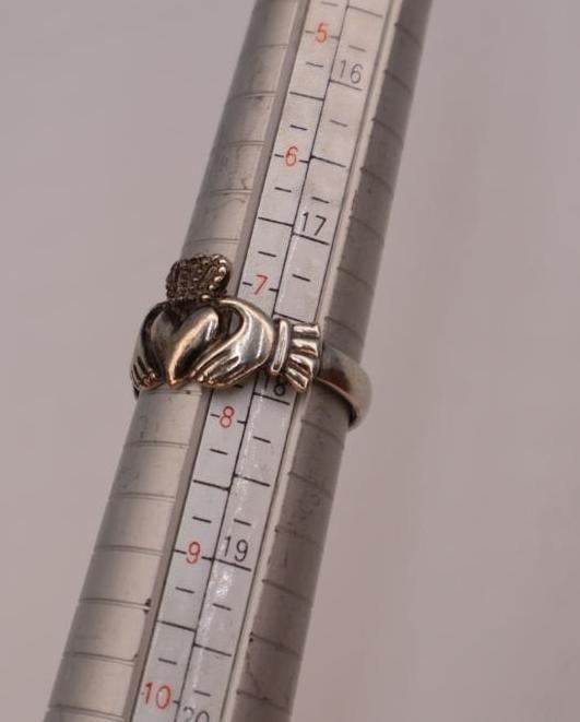 Two Sterling Silver British Isles Rings - 10