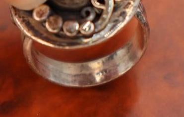 Sterling Silver Bohemian Amethest RIng - 7