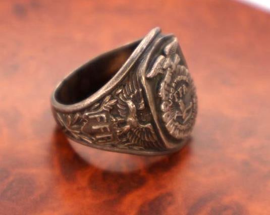 Vintage Sterling Silver FFA Ring - 2