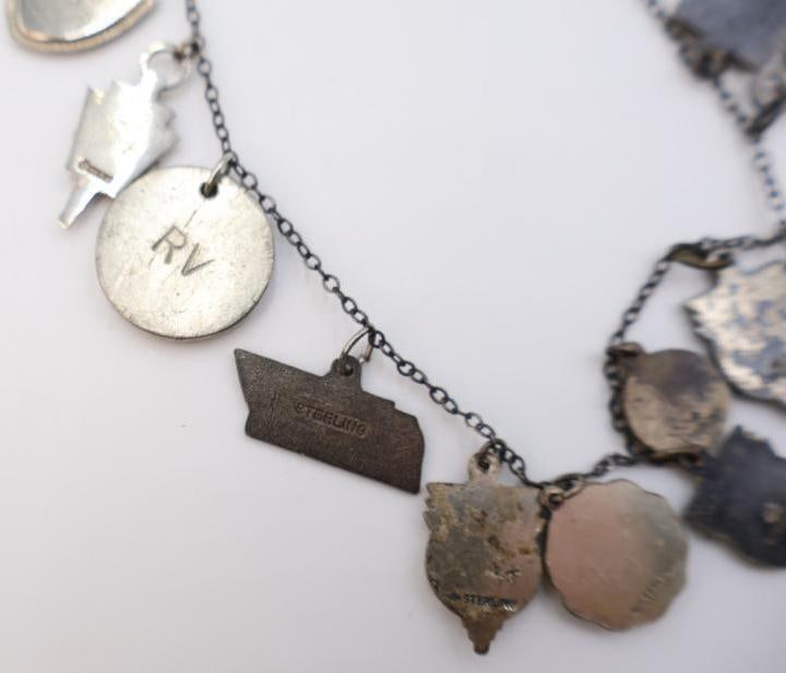 Sterling Silver Charm Necklace - 11