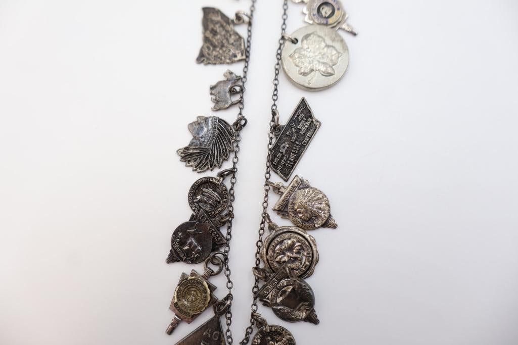 Sterling Silver Charm Necklace - 4