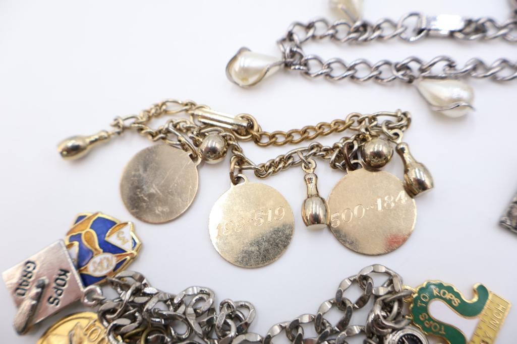 Five Assorted Charm Bracelets - 6
