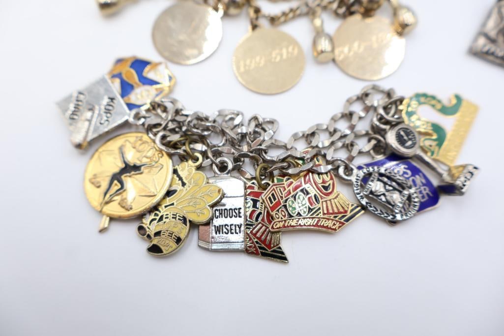 Five Assorted Charm Bracelets - 7