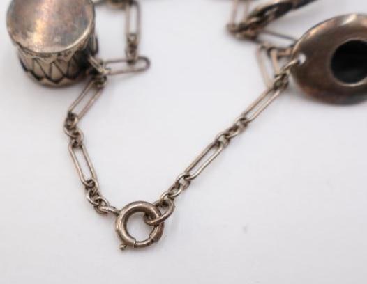 Vintage Western Charm Necklace and Bracelet - 5