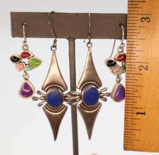 Two Pairs of Sterling Silver Earrings - 2