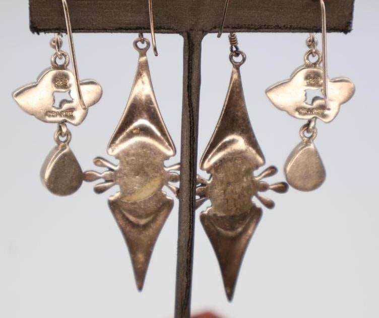 Two Pairs of Sterling Silver Earrings - 3