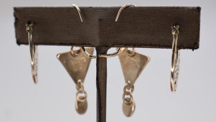 Four Pairs of Ornate Earrings featuring Far Fetched - 8