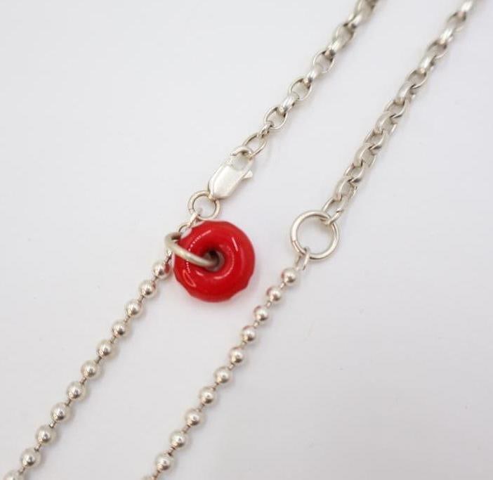 Sterling Silver 'Leader of the Pack' Artisan Mixed Media Necklace - 6