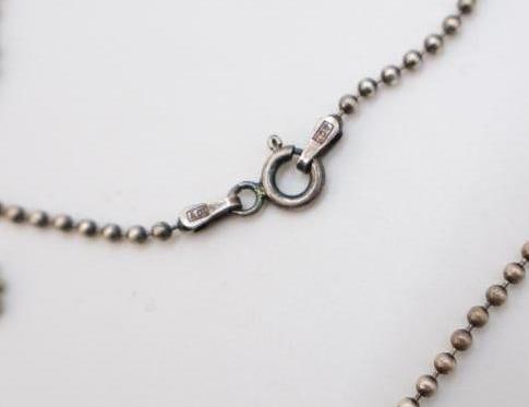 Two Sterling Silver and Mixed Media 'Worn' and 'Not From Around Here' Necklaces - 6