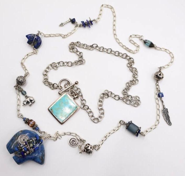 Semi Precious Stone Necklaces with Sterling Silver (1 of 10)