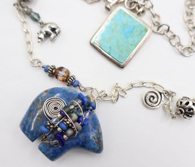 Semi Precious Stone Necklaces with Sterling Silver - 3