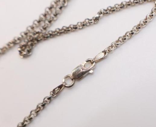 Lovely Moonstone Sterling Silver Necklace - 6