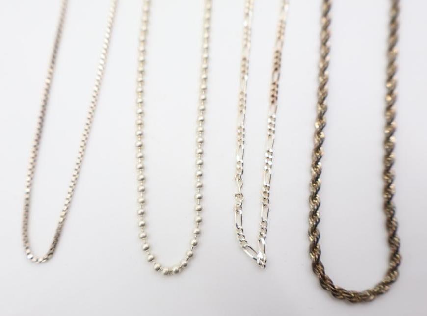 Four Sterling Silver Chains (1 of 7)