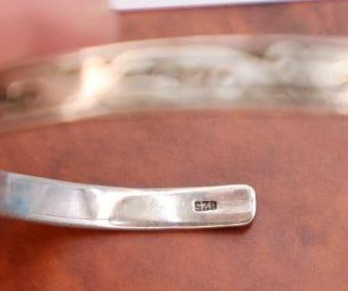 Five Vintage Bangles and Cuffs - 7