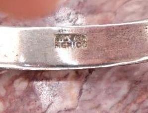 Vintage Sterling Silver Turquoise Floral Bracelet & Cuff Set - 4