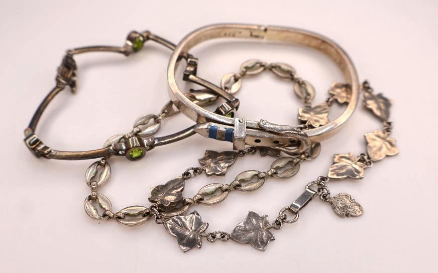 Four Silver Bracelets (1 of 9)