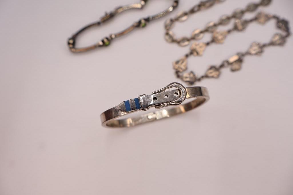 Four Silver Bracelets - 3