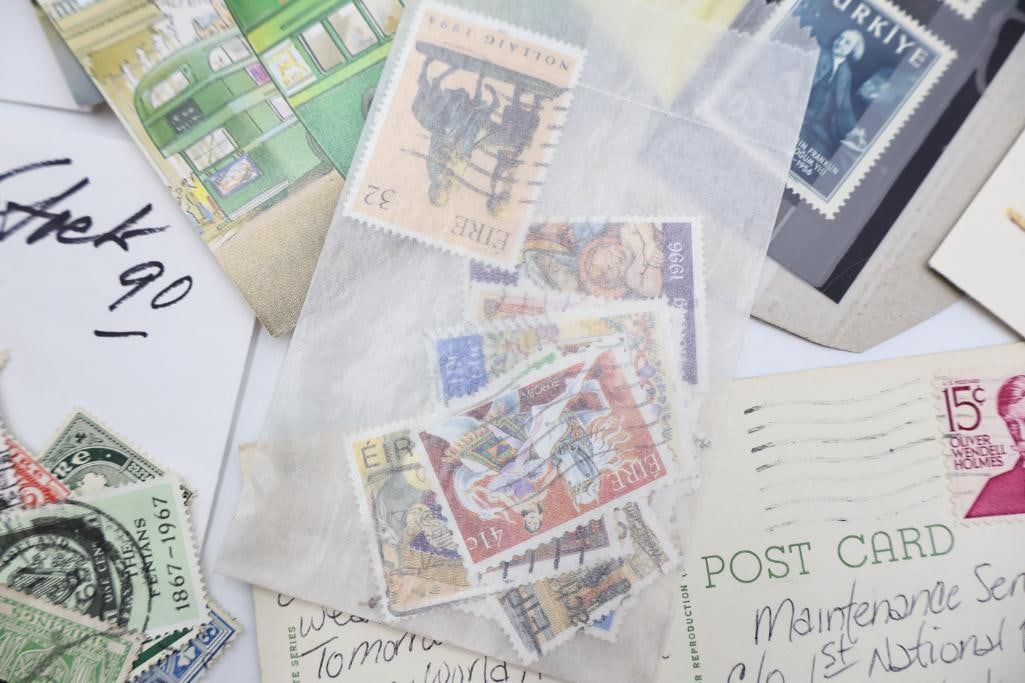 Large Worldwide Vintage Postage Stamp Collection - 7