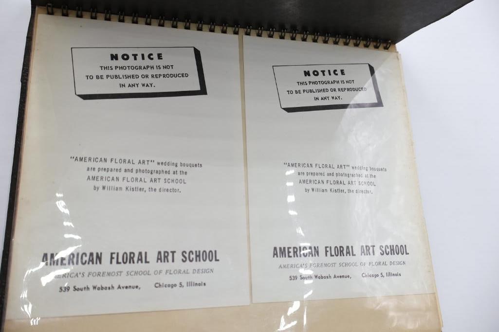 American Floral Art School Photograph Album - 3