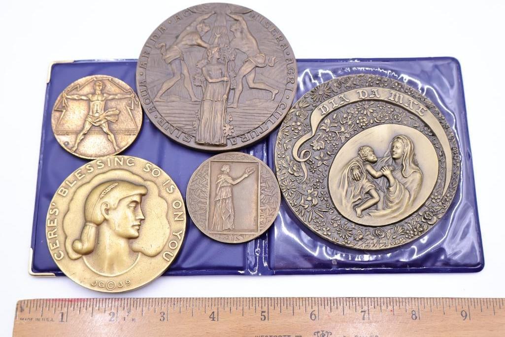 Vintage Religious & Commemorative Medallions Collection - 2