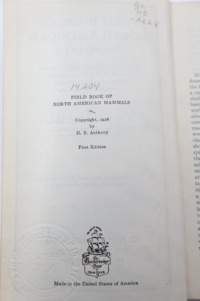 Vintage Putnam Field Book Nature Guide Collection - 12