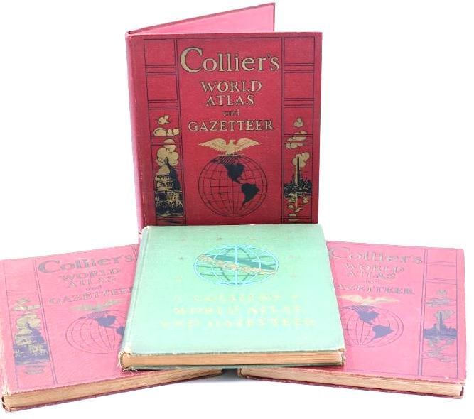 Vintage Colliers World Atlas & Gazetteer Books (1 of 20)