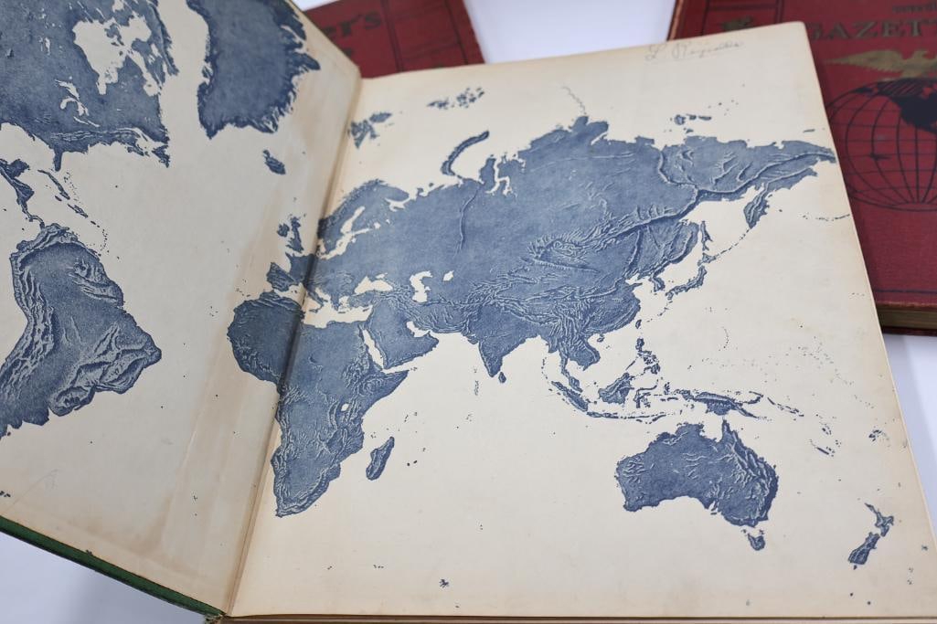 Vintage Colliers World Atlas & Gazetteer Books - 4