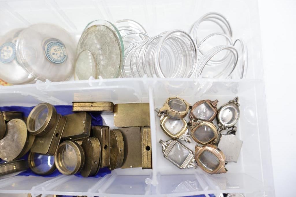 Vintage Watch Parts, Cases & Watchmaker Repair Lot - 5