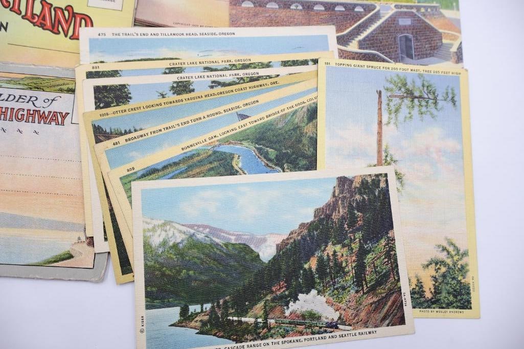 Vintage Oregon & Columbia River Highway Postcard Collection - 8