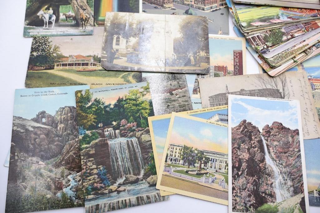 Large Vintage Postcard & Souvenir Folder Collection - 11