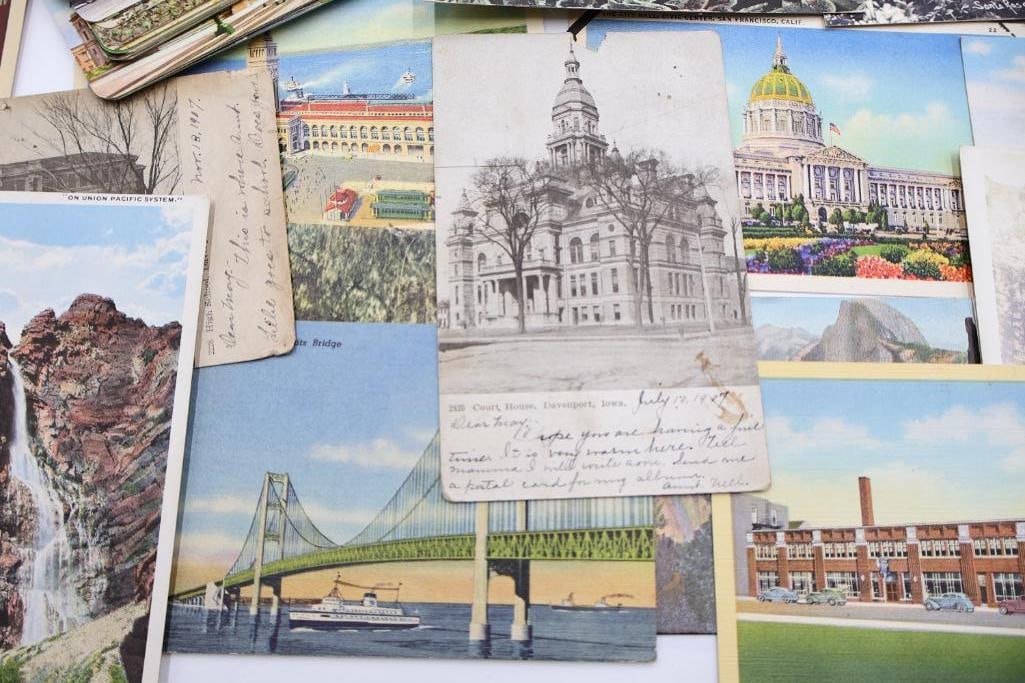 Large Vintage Postcard & Souvenir Folder Collection - 13