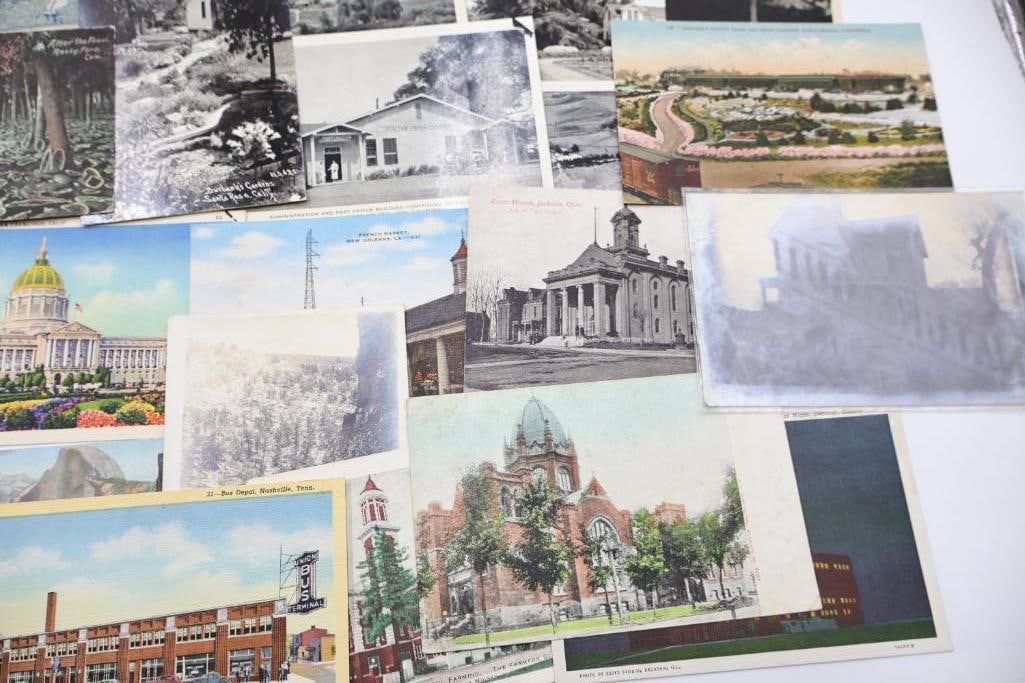 Large Vintage Postcard & Souvenir Folder Collection - 17